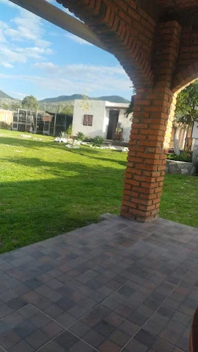 Terraza con vista a las montañas